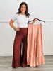 Tiered Palazzo Pants (Reg.)-2 Colors