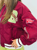 Plum Just One Of Them Days Bomber Jacket (Reg & Plus)
