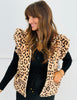 Leopard Fuzzy Vest (Reg. and Plus)