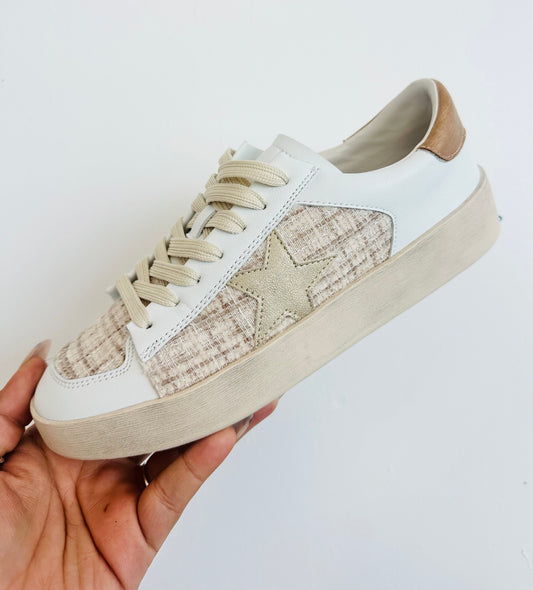 Corkys Another Round Sand Tweed Sneakers