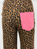 Leopard Scallop Heritage Contrast Cuff Pants (Reg)