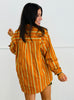 Pumpkin Striped Long Sleeve Shirt (Reg.)