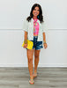 Crew Neck Button Up Boxy Shirt (Reg.) - 3 Colors