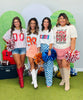 Striped Sequin Number Patch Boxy Top (Reg.)-3 Colors