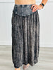 Ashed Black Midi Skirt (Reg.)