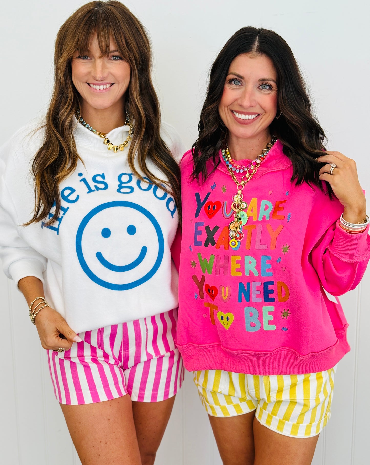 Exactly Where You Need To Be Reversible Sweatshirt (Reg.)-2 Colors