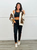 Washed Leopard & Oatmeal Hoodie Jacket (Reg.)