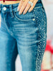 Judy Blue Dark Shine On Rhinestone Jeans (Reg. and Plus)