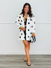 White Polka Dot Blazer (Reg.)