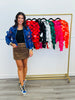 Geo Circles Sheer Mesh Jacket (Reg.)- 7 Colors