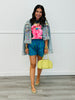 Bubblegum David Graphic Tee (Reg. and Plus)