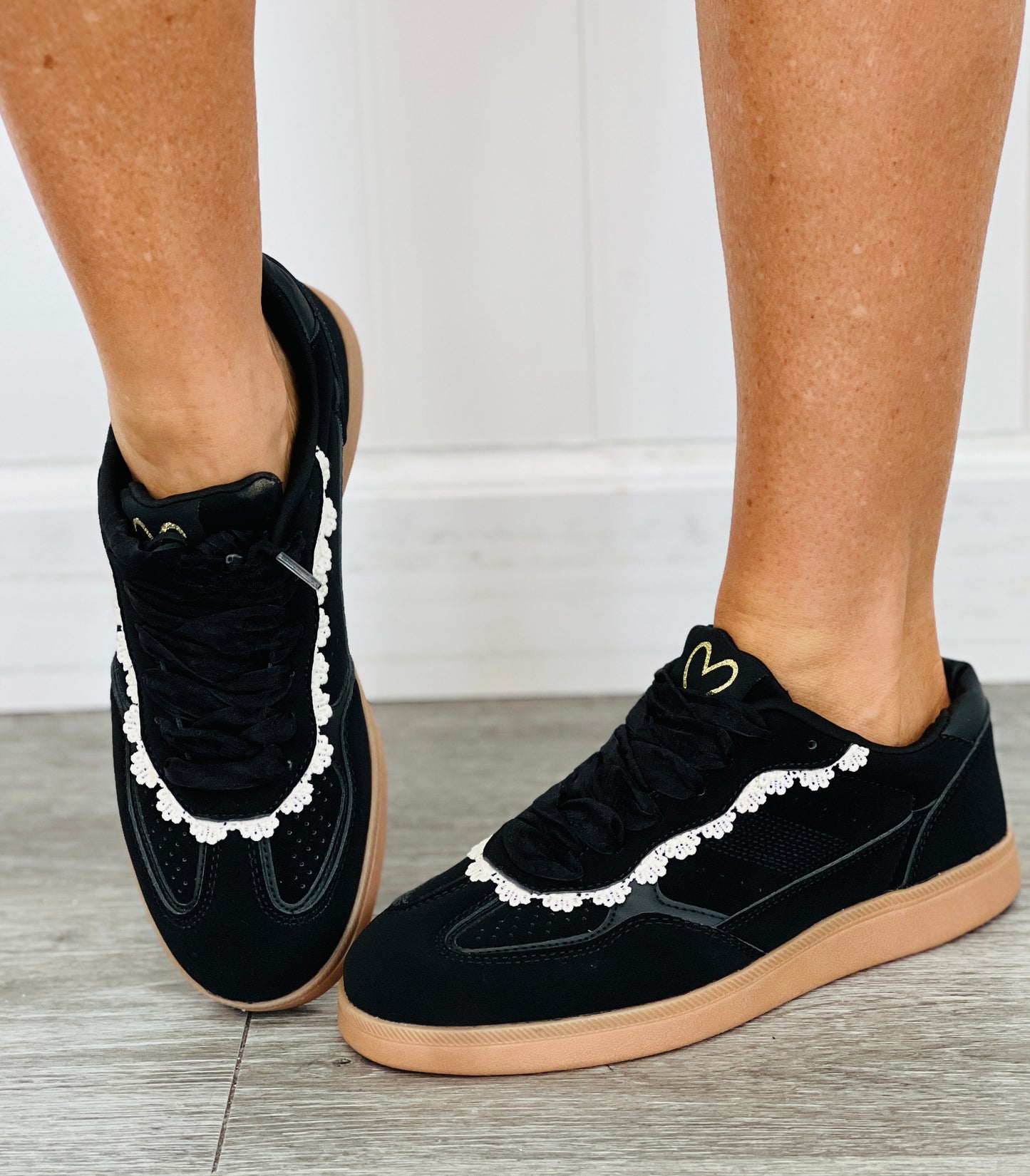 Black Laced & Loaded Sneakers