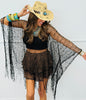 Leopard Chiffon Tiered Skort (Reg.)