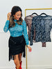 Boot Stitch Mesh Long Sleeve Top (Reg.) - 3 Colors