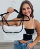 Underwire Strappy Cami Top (Reg & Plus)-2 Colors