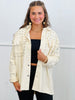 Cream Studded Splendor Shacket (Reg.)