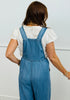 Washed Denim Bib Pocket Overalls (Reg & Plus)