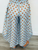 Light Blue Polka Dot Gaucho Pants (Reg.)