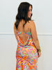 Sunburst Palm Side Slit Maxi Dress (Reg.)