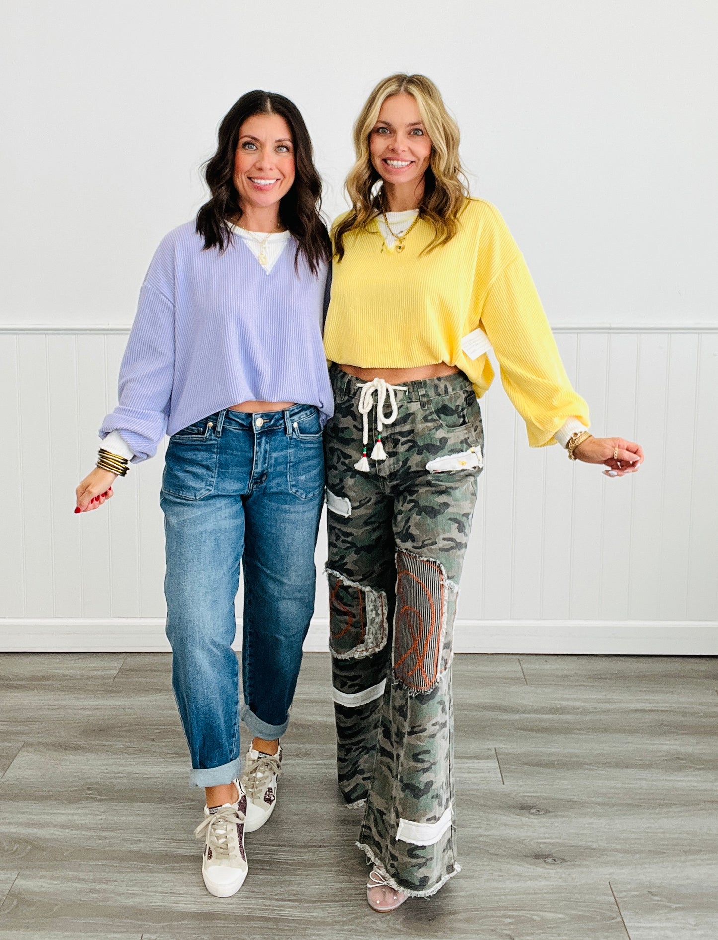 Cozy Ribbed Long Sleeve Top (Reg. and Plus) - 2 Colors