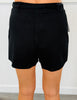 Black Knit Belted Skort (Reg.)