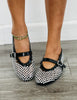 Black Diamond In The Rough Rhinestone Flats