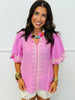 Embroidered Enchantment Blouse (Reg & Plus) - 2 Colors
