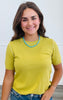 Contrast Piping Knit Pullover Top (Reg. & Plus)-4 Colors