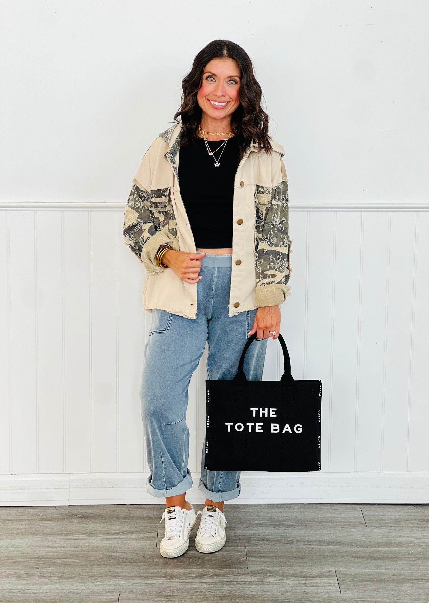 Light Denim Wide Leg Pants (Reg. and Plus)