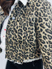WR x Risen Leopard Print Super Soft Fray Hem Jacket (Reg & Plus)