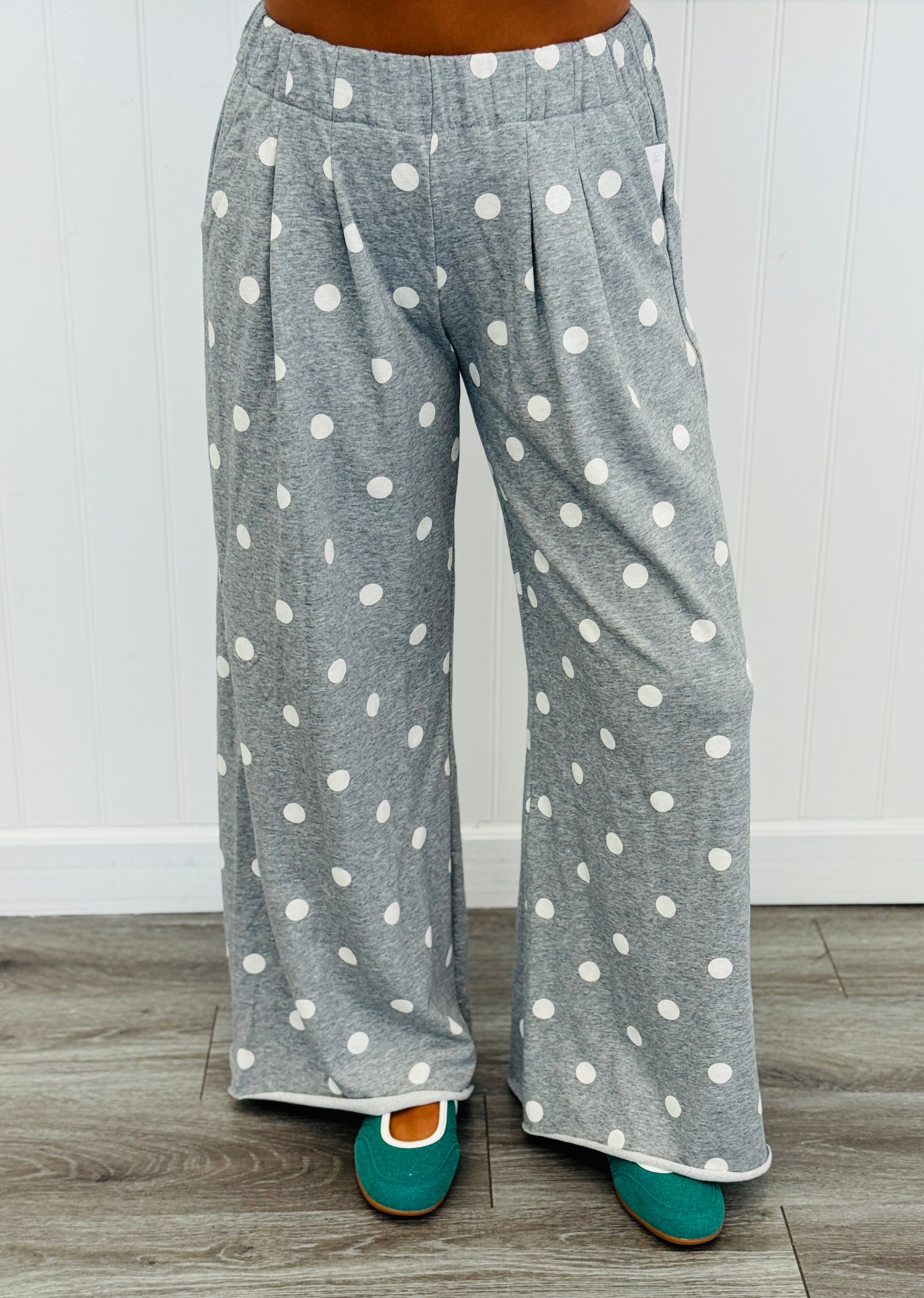 Polka Dot Lounge Pants (Reg & Plus) - 2 Colors