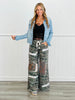 POL Olive Camo Double Gauze Patch Pants (Reg.)