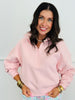 Half Zip Mock Neck Sweatshirt (Reg.)-2 Colors