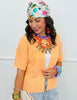 Apricot Half Sleeve Cardigan (Reg.)