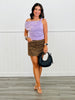 Stretchy Asymmetrical Blouse (Reg.)- 3 Colors