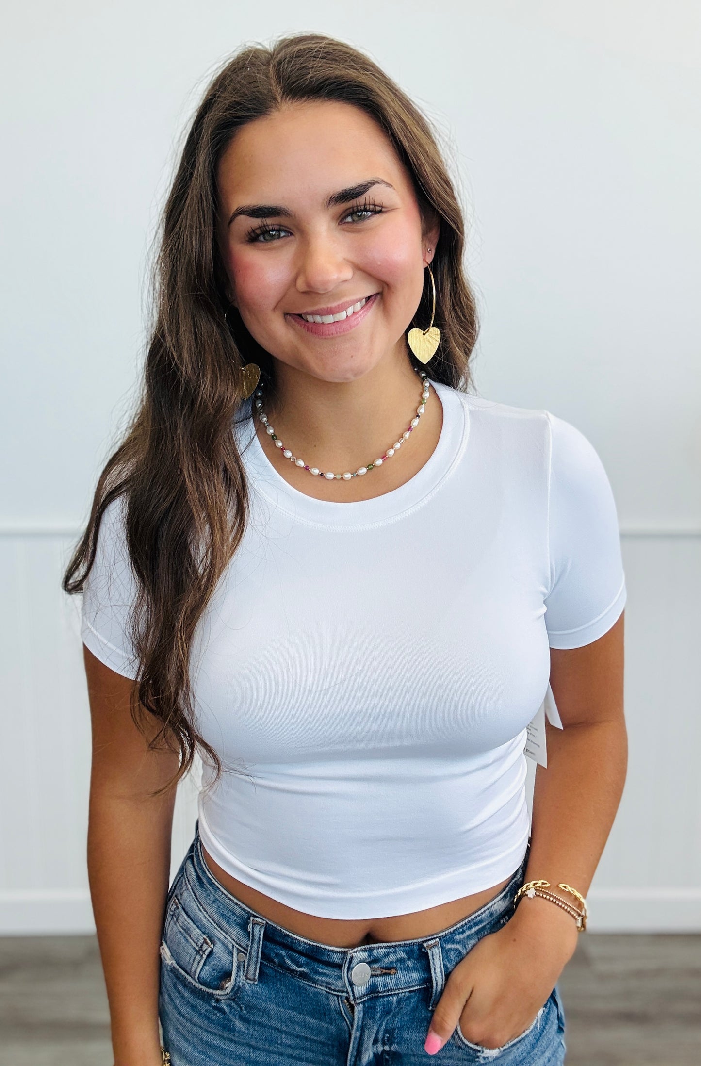 Ultra Stretch Short Sleeve Top (Reg.)- 10 Colors