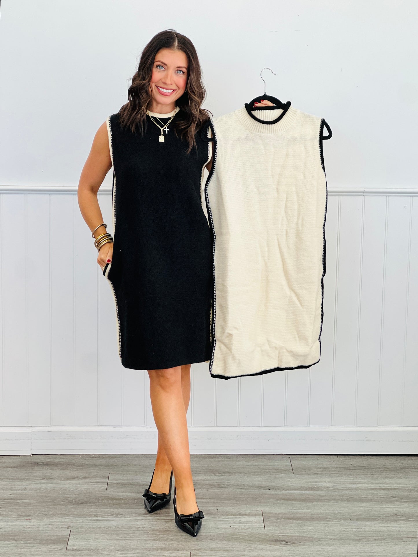 Sweater Knit Midi Dress (Reg.)- 2 Colors