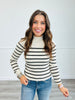 Striped Sensation Sweater Top (Reg)-8 Colors