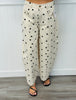 Cream/Black Polka Dot Wide Leg Pants (Reg.)