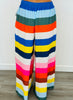 Multi Color Block Palazzo Pants (One Size)