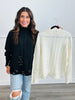 Knit Rhinestone Distressed Sweater (Reg.)- 2 Colors