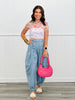 Short Sleeve Floral Mesh Top (Reg.)-2 Colors