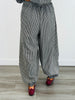 Black Plaid Bubble Top & Pants Set (Reg.)