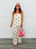 Ecru Polka Dot Strapless Blouse (Reg.)