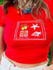 Red Amalfi Coast Tee (Reg.)
