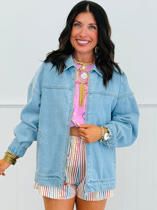 Basically Perfect Light Denim Jacket (Reg.)