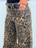 Judy Blue Hear Me Roar Wide Leg Leopard Jeans (Reg. and Plus)