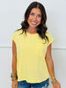 Cap Sleeve Pima Cotton Pocket Tee (Reg.) - 6 Colors