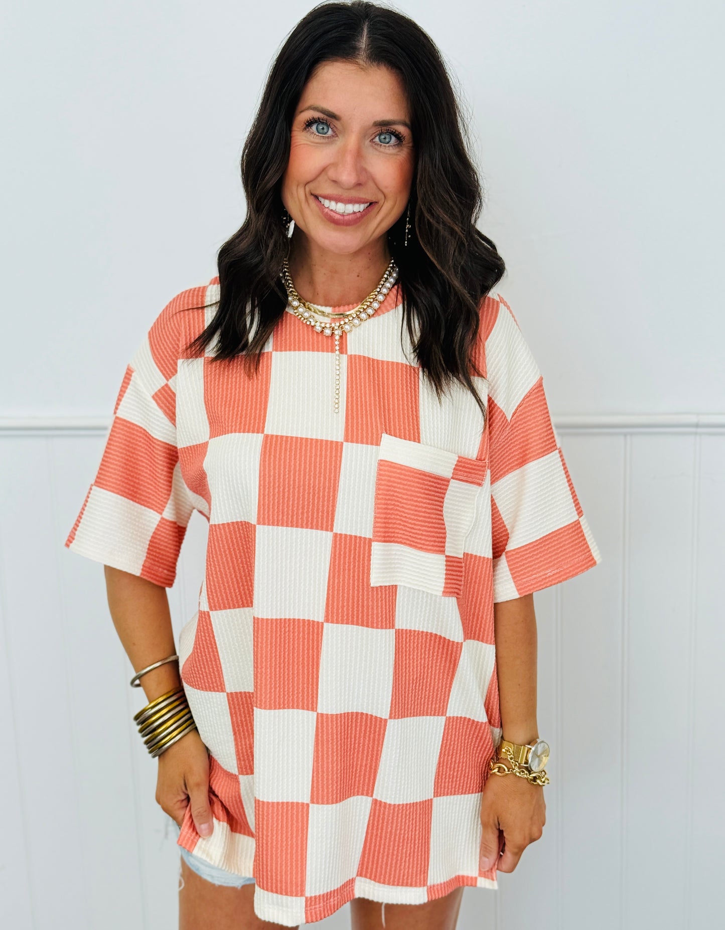 Big Checkerboard Top (Reg.)-8 Colors