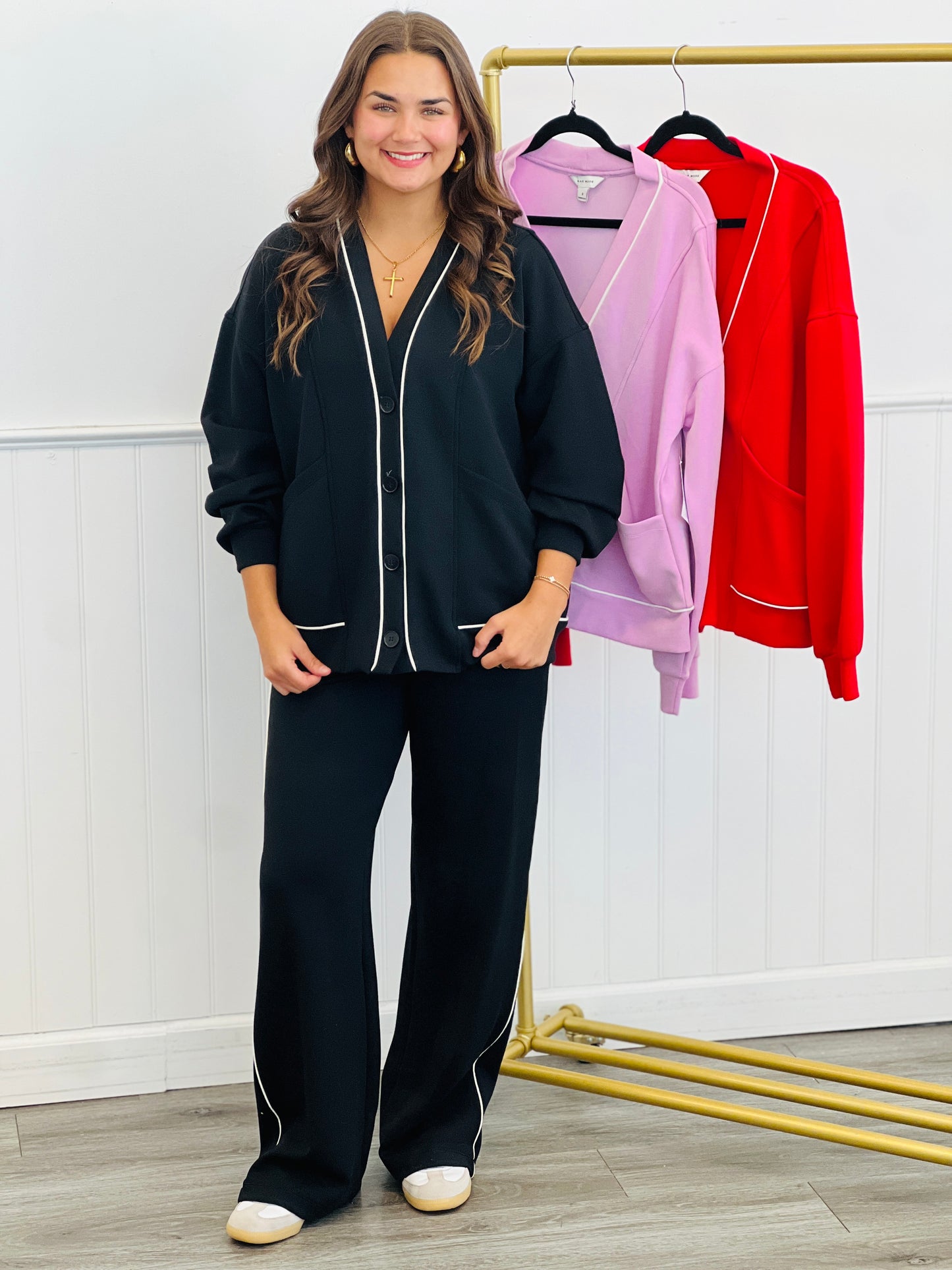 Modal Button Down Cardigan (Reg. & Plus)- 3 Colors